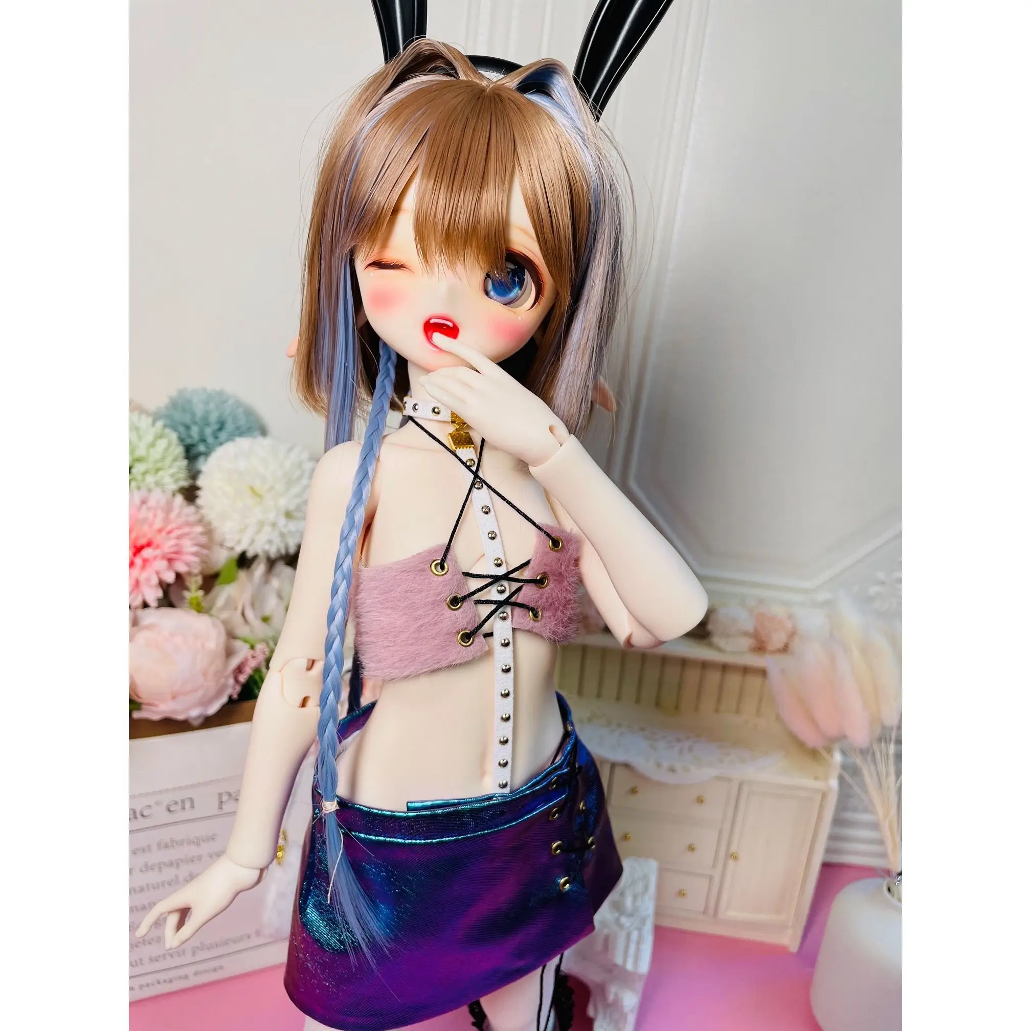 Одежда для кукол BJD, подходит для шарнирных кукол размера 1/4, одежда для девочек, милая одежда для певицы яркости (семь часов)
Одежда для кукол BJD, подходит для шарнирных кукол размера 1/4, одежда для девочек, милая одежда для певицы яркости (семь часов)