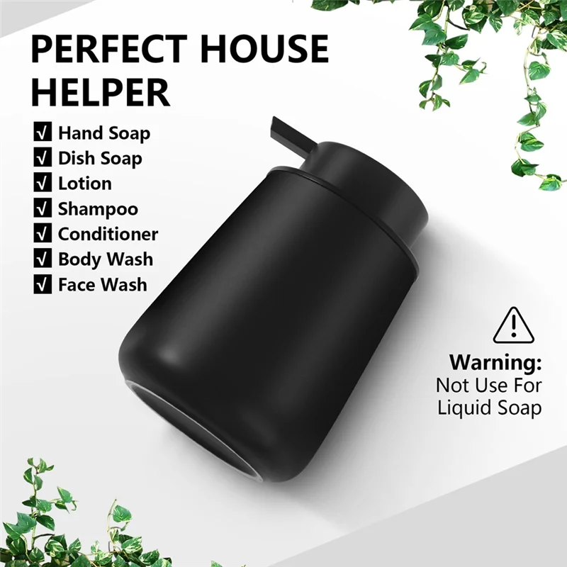 AEE4-Foaming Soap Dispenser, 2 Pack Foam Hand Soap Dispenser For Bathroom & Kitchen, 12 Oz Dish Foaming Pump Bottle
AEE4-Foaming Soap Dispenser, 2 Pack Foam Hand Soap Dispenser For Bathroom & Kitchen, 12 Oz Dish Foaming Pump Bottle