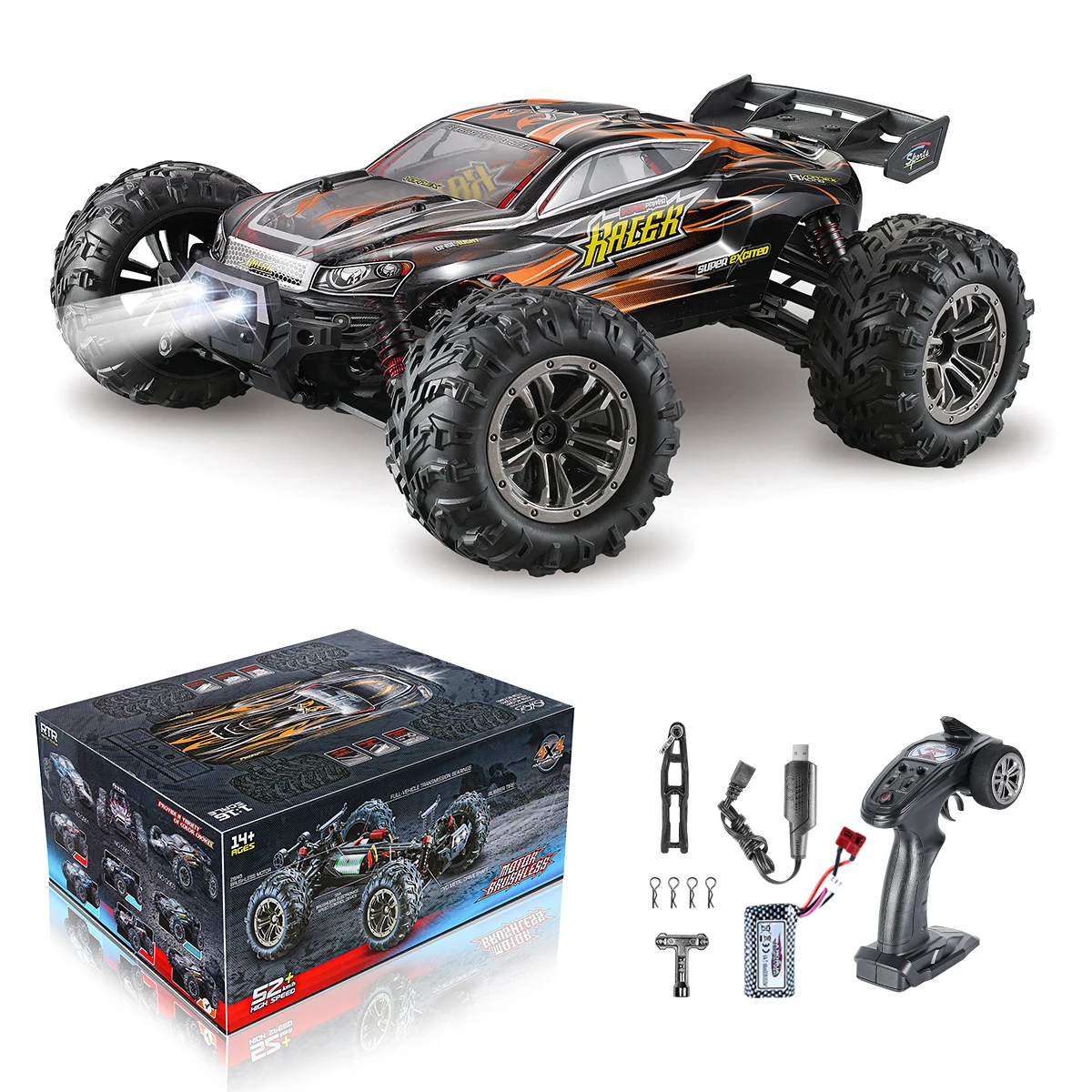 Радиоуправляемая машина Hobby в масштабе 1/16, высокоскоростной радиоуправляемый грузовик с частотой 50 км/ч, автомобиль с дистанционным управлением 2,4 ГГц, вездеходный электромобиль, пульт дистанционного управления 4X4 C
Радиоуправляемая машина Hobby в масштабе 1/16, высокоскоростной радиоуправляемый грузовик с частотой 50 км/ч, автомобиль с дистанционным управлением 2,4 ГГц, вездеходный электромобиль, пульт дистанционного управления 4X4 C