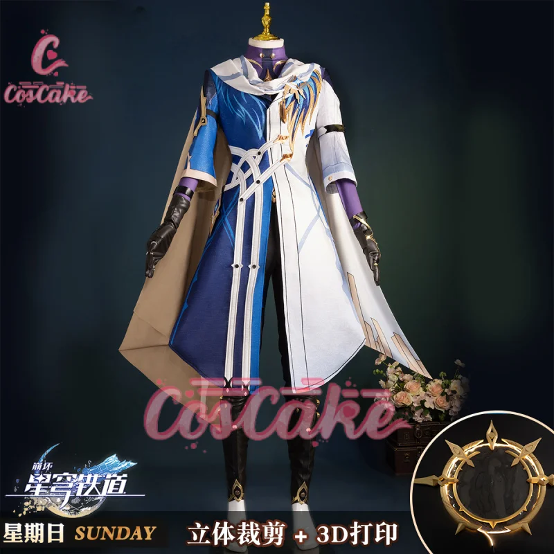 Honkai Star Rail Sunday Cosplay Costume Uniform Earrings Feather Hairpins Rings Props Halloween Party for Women Men Coscake
Honkai Star Rail Sunday Cosplay Costume Uniform Earrings Feather Hairpins Rings Props Halloween Party for Women Men Coscake