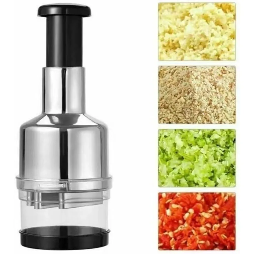 D5 Stainless Steel Vegetable Cutter Peeler Manual Garlic Masher Meat Grinder Garlic Knife Onion Dicer Food Chopper Kitchen Tool
D5 Stainless Steel Vegetable Cutter Peeler Manual Garlic Masher Meat Grinder Garlic Knife Onion Dicer Food Chopper Kitchen Tool