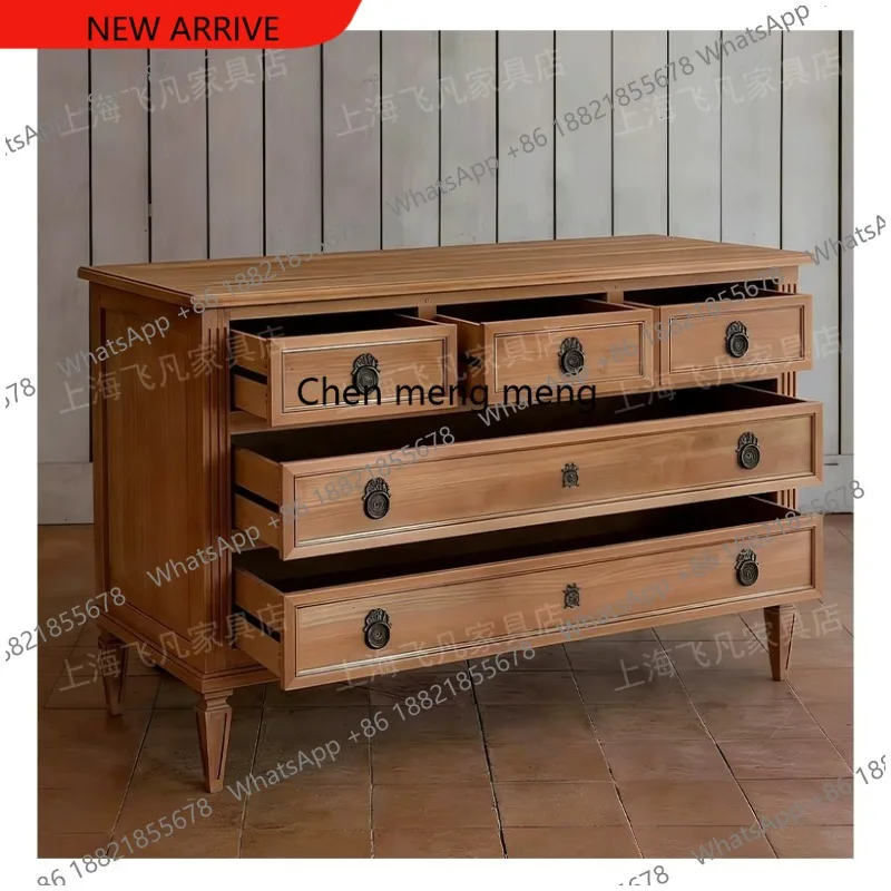M32 Retro solid wood chest of drawers Entry foyer entrance locker Floor-to-ceiling locker
M32 Retro solid wood chest of drawers Entry foyer entrance locker Floor-to-ceiling locker