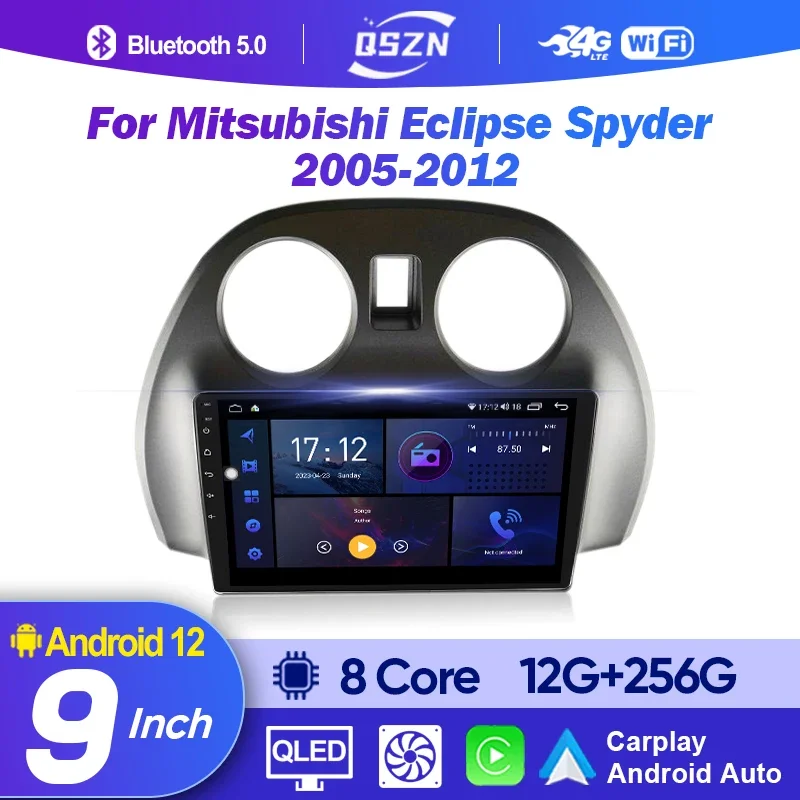 QSZN Android 12.0 Car Radio for Mitsubishi Eclipse Spyder 2005 -2012 Multimedia Player 2 Din QLED Carplay Stereo 4G GPS Wifi DVD
QSZN Android 12.0 Car Radio for Mitsubishi Eclipse Spyder 2005 -2012 Multimedia Player 2 Din QLED Carplay Stereo 4G GPS Wifi DVD