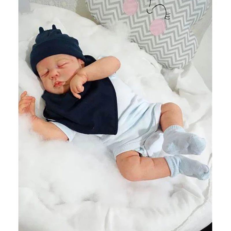 48CM Already Painted Reborn Baby Dolls Loulou Real Looking Baby Dolls 3D Painted Skin with Visible Veins muñecas bebe reborn
48CM Already Painted Reborn Baby Dolls Loulou Real Looking Baby Dolls 3D Painted Skin with Visible Veins muñecas bebe reborn