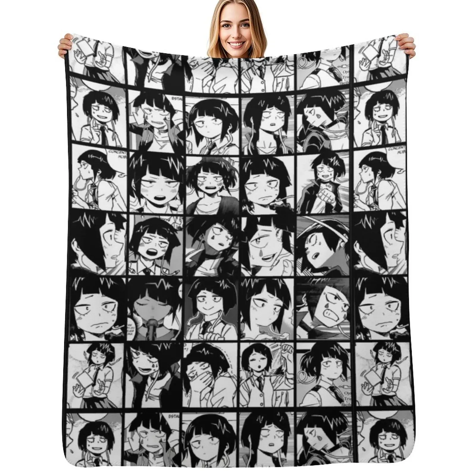 Jirou manga panel collage Throw Blanket Cozy Warm Blanket for Bed Room Decor
Jirou manga panel collage Throw Blanket Cozy Warm Blanket for Bed Room Decor