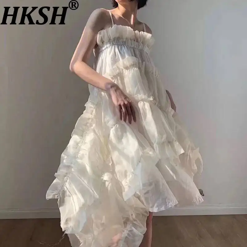 Женское платье HKSH: Нежное, элегантное, на бретельках, без рукавов, плиссированное, с асимметричным подолом, однотонное, оверсайз, модное, повседневное, летнее HK22595
Женское платье HKSH: Нежное, элегантное, на бретельках, без рукавов, плиссированное, с асимметричным подолом, однотонное, оверсайз, модное, повседневное, летнее HK22595