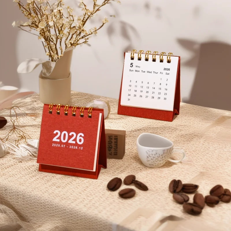 2026 Desk Calendar, Retro Mini Calendar Desktop Ornament, Student Portable Coil Calendar Planner
2026 Desk Calendar, Retro Mini Calendar Desktop Ornament, Student Portable Coil Calendar Planner