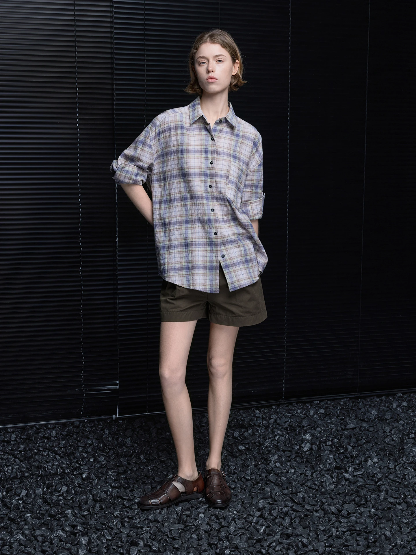 Retro Plaid Women's Shirt Spring Summer New Loose Fit Unique Beautiful Versatile Simple Super Popular Street Style Pure Cotton
Retro Plaid Women's Shirt Spring Summer New Loose Fit Unique Beautiful Versatile Simple Super Popular Street Style Pure Cotton