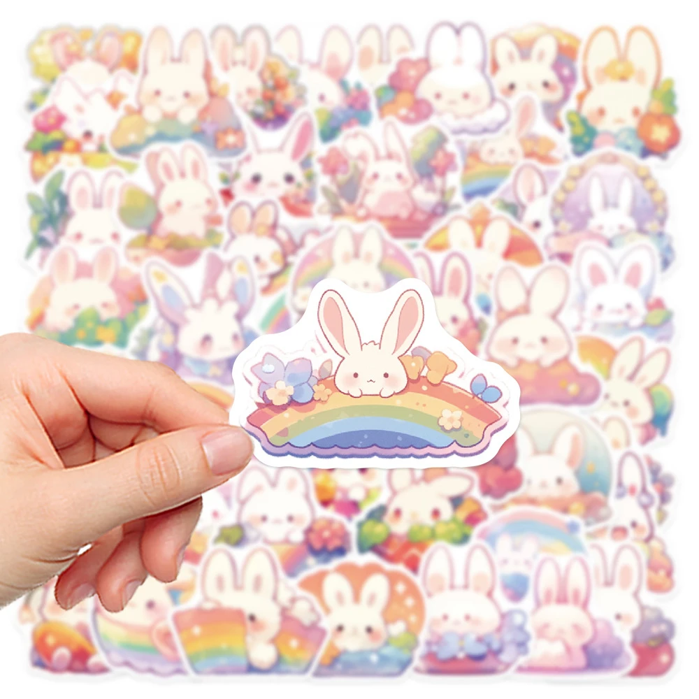 10/30/50pcs Cute Anime Rabbit Stickers Aesthetics Animal Cartoon Decal Diary Luggage Stationery Decorative Sticker for Kid Girls
10/30/50pcs Cute Anime Rabbit Stickers Aesthetics Animal Cartoon Decal Diary Luggage Stationery Decorative Sticker for Kid Girls