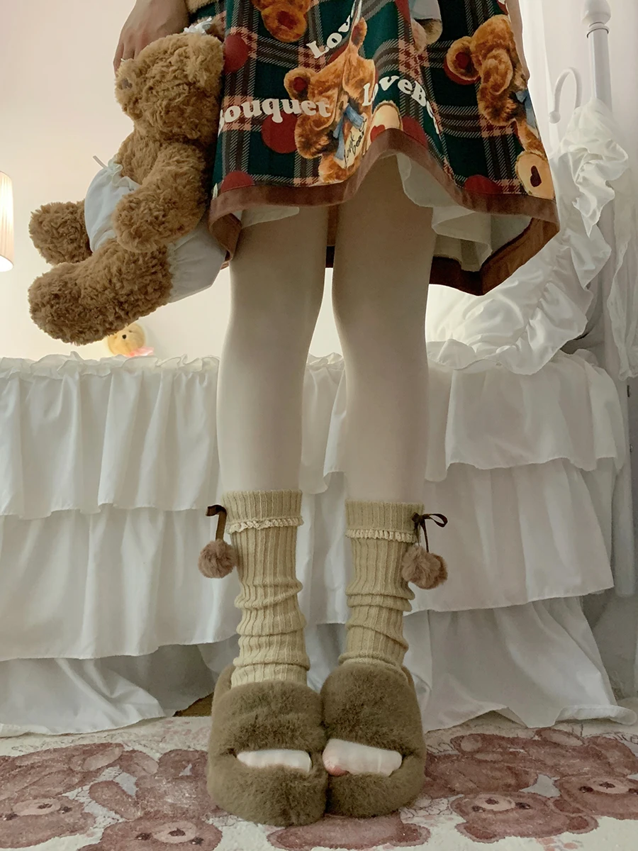 Sweet lolita Japanese hairball Lace socks jk Girly Pink bow leg socks Pile pile socks
Sweet lolita Japanese hairball Lace socks jk Girly Pink bow leg socks Pile pile socks