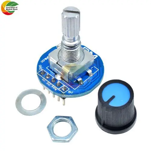 1/5PCS Rotary Encoder Module for Arduino Brick Sensor Development Round Audio Rotating Potentiometer Knob Cap EC11
1/5PCS Rotary Encoder Module for Arduino Brick Sensor Development Round Audio Rotating Potentiometer Knob Cap EC11