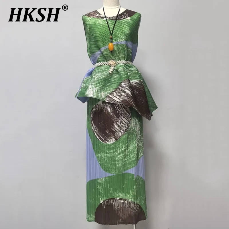 HKSH Spring Summer New Women Ins Tide Original Design Ins Round Collar Shirts Full Sleeve Pleated Skirts Two-piece Sets HK5095
HKSH Spring Summer New Women Ins Tide Original Design Ins Round Collar Shirts Full Sleeve Pleated Skirts Two-piece Sets HK5095