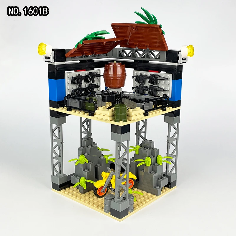 WW2 Military Model Desert Reconnaissance Tower Weapon Warehouse DIY Parts Building Blocks Bricks Toys Gifts
WW2 Military Model Desert Reconnaissance Tower Weapon Warehouse DIY Parts Building Blocks Bricks Toys Gifts