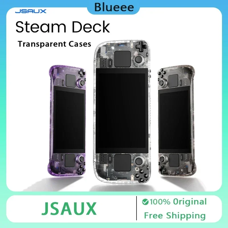 Jsaux Steam Deck, прозрачные чехлы, задняя панель игровой консоли, геймпад Steamdeck Oled, сменная теплоотдачающая крышка для геймера
Jsaux Steam Deck, прозрачные чехлы, задняя панель игровой консоли, геймпад Steamdeck Oled, сменная теплоотдачающая крышка для геймера