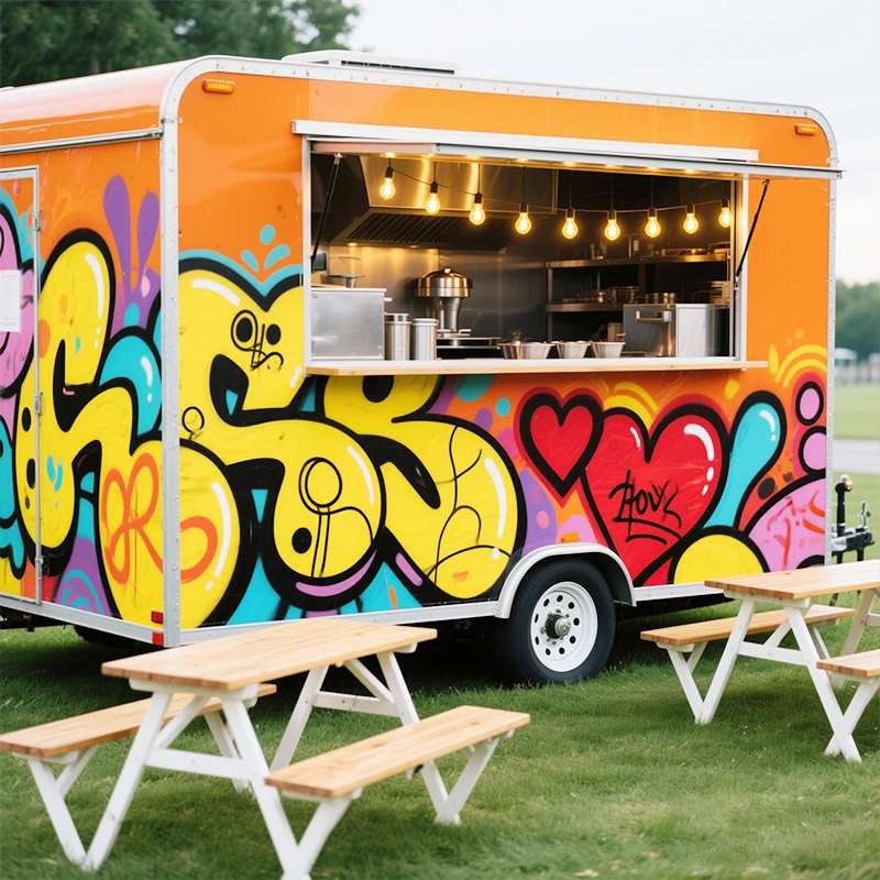 Food Truck Trailer Mobile Cart Caravan Hamburger Shape Mobile Business For Hotdog & Ice Cream Snack with Full Kitchen Equipment
Food Truck Trailer Mobile Cart Caravan Hamburger Shape Mobile Business For Hotdog & Ice Cream Snack with Full Kitchen Equipment