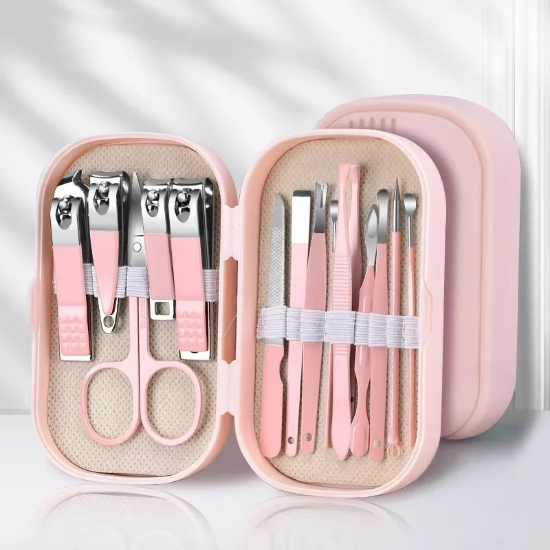 8/14 Pieces Stainless Steel Nail Clipper Set Manicure Pedicure Tools Kit with Nail File Cuticle Scissors forHome Travel Gifts
8/14 Pieces Stainless Steel Nail Clipper Set Manicure Pedicure Tools Kit with Nail File Cuticle Scissors forHome Travel Gifts