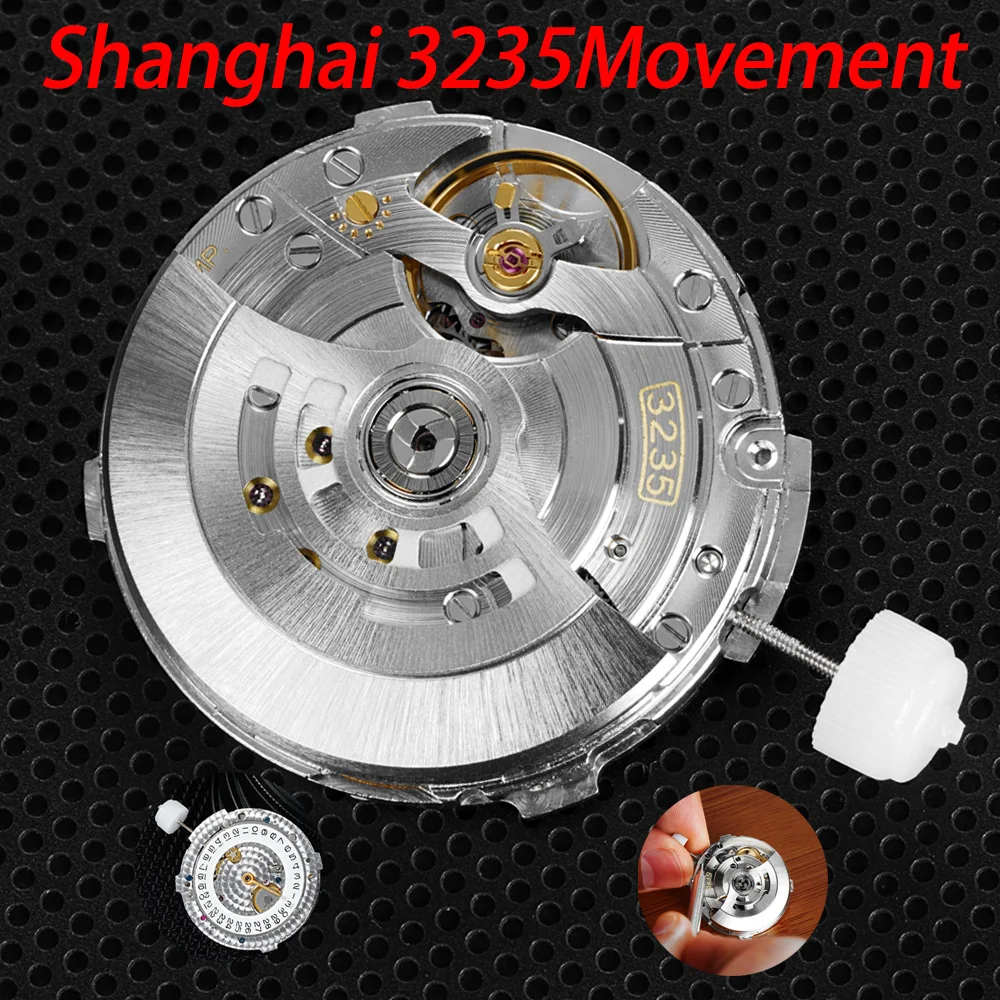 Top Clean Version VS-3235 Mechanical Movement Modification Replace Mechanism 3235 Blue Spring 72 Hours Power Reserve
Top Clean Version VS-3235 Mechanical Movement Modification Replace Mechanism 3235 Blue Spring 72 Hours Power Reserve