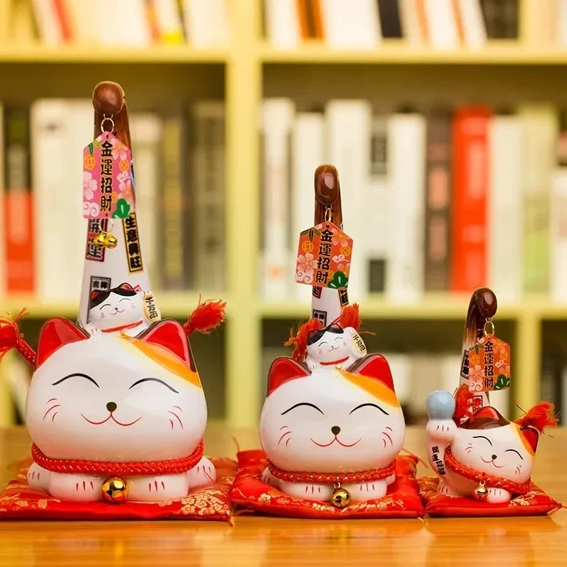 1 шт., японский манеки Неко, керамический орнамент Lucky Cat, мультяшная статуя Маргаи с длинным хвостом кошки, декоративная фигурка для дома
1 шт., японский манеки Неко, керамический орнамент Lucky Cat, мультяшная статуя Маргаи с длинным хвостом кошки, декоративная фигурка для дома