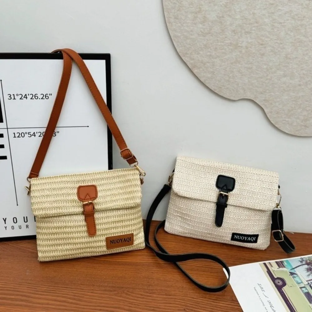 Versatile Style Straw Women's Bag Adjustable Strap Woven Square Shoulder Bag Beach Use Beige Khaki Crossbody Bags Vacation Use
Versatile Style Straw Women's Bag Adjustable Strap Woven Square Shoulder Bag Beach Use Beige Khaki Crossbody Bags Vacation Use
