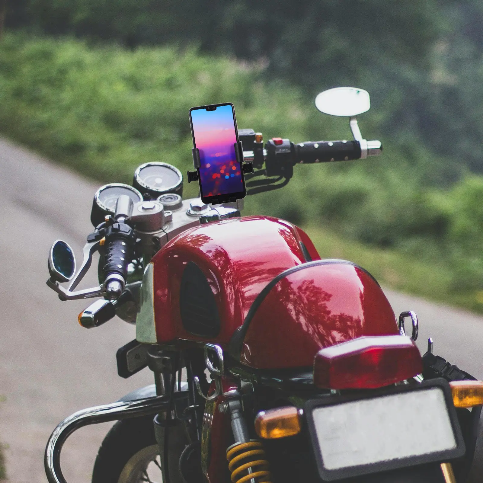 Rotatable 360-Degree Motorcycle Rearview Mirror Phone Holder for Electric Scooter Bike Motorbike Shockproof Navigation Mount
Rotatable 360-Degree Motorcycle Rearview Mirror Phone Holder for Electric Scooter Bike Motorbike Shockproof Navigation Mount