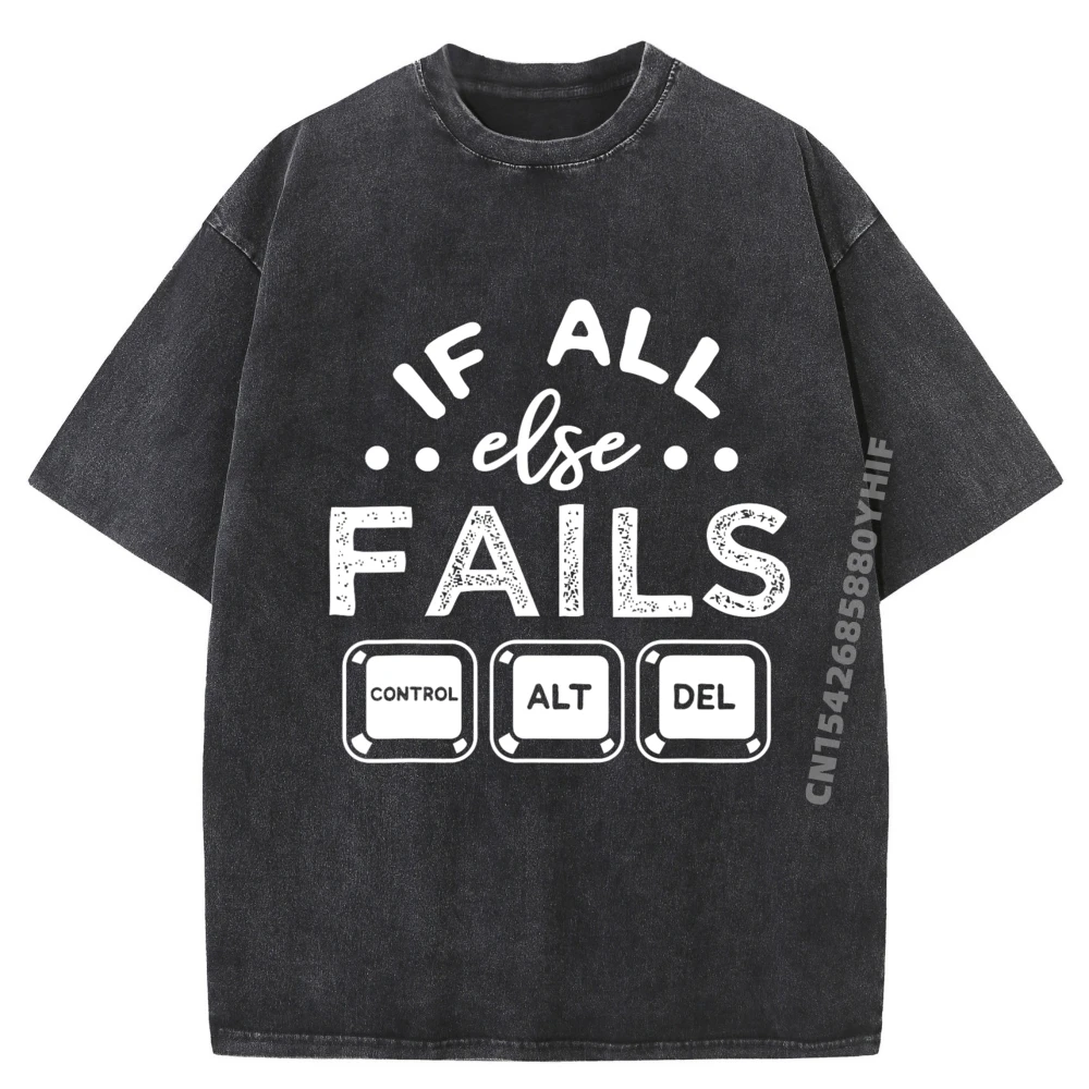 If All Else Fails Pc Special Women's Printed T-shirt Graphic Tees Funny Shirt Mens Retro Washed T Shirts
If All Else Fails Pc Special Women's Printed T-shirt Graphic Tees Funny Shirt Mens Retro Washed T Shirts