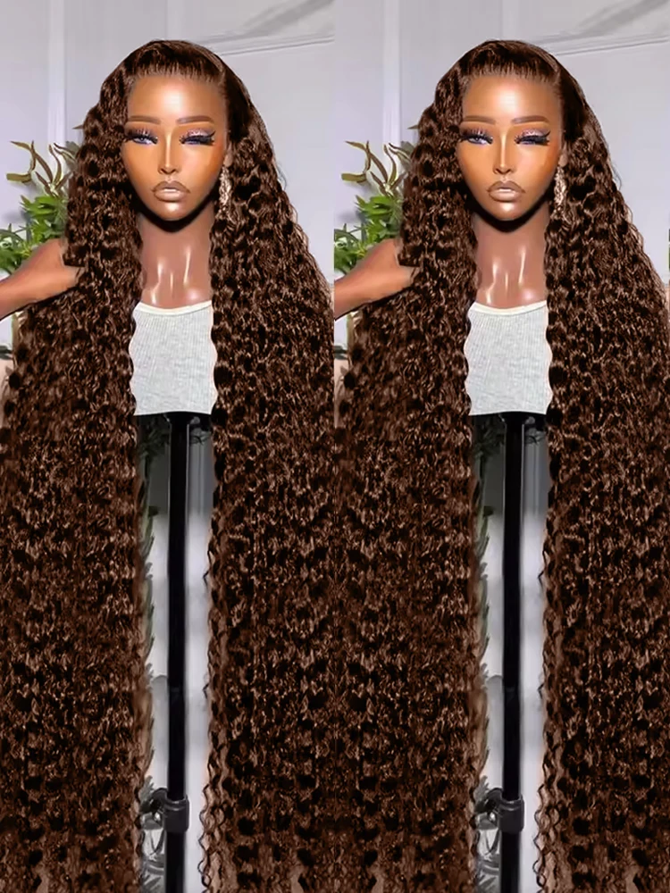 Transparent HD 13x6 13x4 Lace Frontal Deep Wave Wig For Women Ready To Go Chocolate Brown Curly Wigs 7x5 Glueless Wig Human Hair
Transparent HD 13x6 13x4 Lace Frontal Deep Wave Wig For Women Ready To Go Chocolate Brown Curly Wigs 7x5 Glueless Wig Human Hair