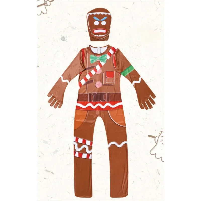 Рождественский костюм пряничного человечка для детей и взрослых, забавный костюм для косплея, унисекс, мужской и женский боди, нарядное платье для ролевых игр, вечерние
Рождественский костюм пряничного человечка для детей и взрослых, забавный костюм для косплея, унисекс, мужской и женский боди, нарядное платье для ролевых игр, вечерние