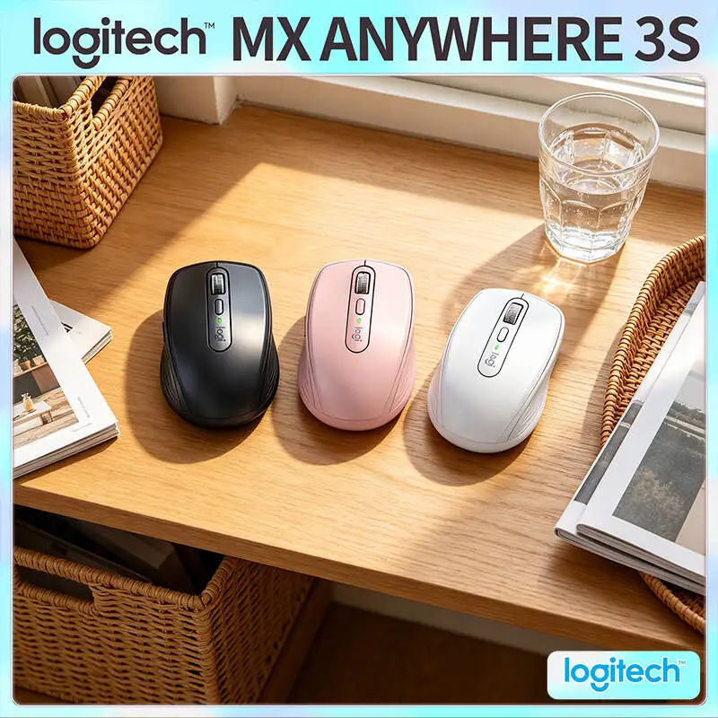 Professional Logitech MX Anywhere 3S Mouse - 8K DPI Darkfield, MagSpeed Scroll, Silent Click, USB-C Fast Charge for Trip
Professional Logitech MX Anywhere 3S Mouse - 8K DPI Darkfield, MagSpeed Scroll, Silent Click, USB-C Fast Charge for Trip