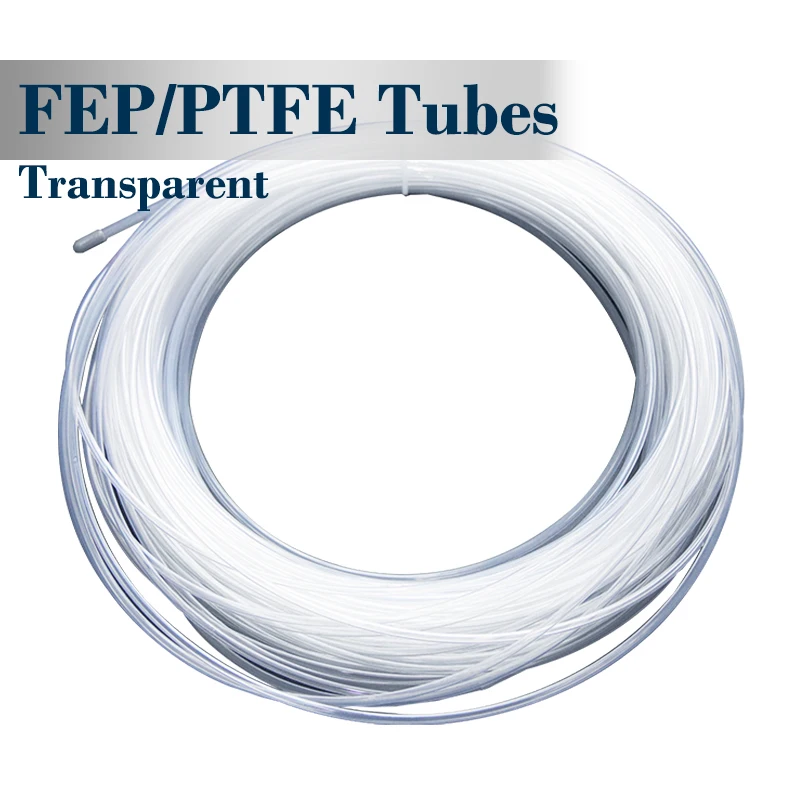 Transparent PTFE Tube FEP Insulated Hose ID 0.5~9/10mm×OD1~10/11/12mm Extruder J-head Rigid Pipe For 3D Printer Parts 1~10meters
Transparent PTFE Tube FEP Insulated Hose ID 0.5~9/10mm×OD1~10/11/12mm Extruder J-head Rigid Pipe For 3D Printer Parts 1~10meters