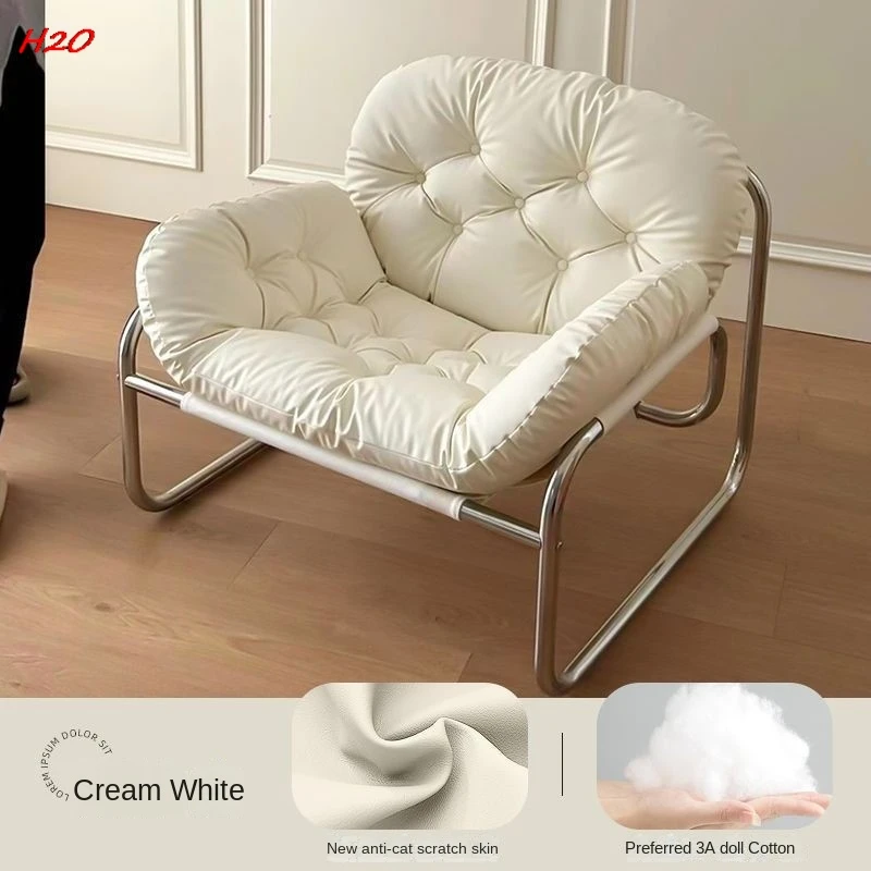 H2O Sofa Chair Minimalist Light Luxury Living Room Lazy Casual Lounge Cream Vintage Bauhaus Style Vintage Chair Warm Surround
H2O Sofa Chair Minimalist Light Luxury Living Room Lazy Casual Lounge Cream Vintage Bauhaus Style Vintage Chair Warm Surround