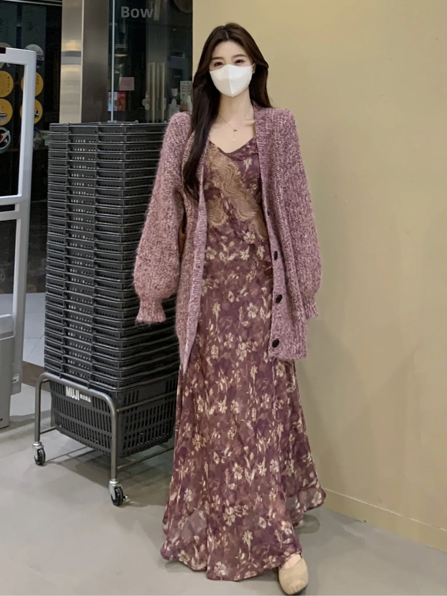 plus Size Casual Knitted Sweater Set with Floral Print Open Cardigan And Midi Dress Women's Comfortable Fashion Autumn Outfit
plus Size Casual Knitted Sweater Set with Floral Print Open Cardigan And Midi Dress Women's Comfortable Fashion Autumn Outfit