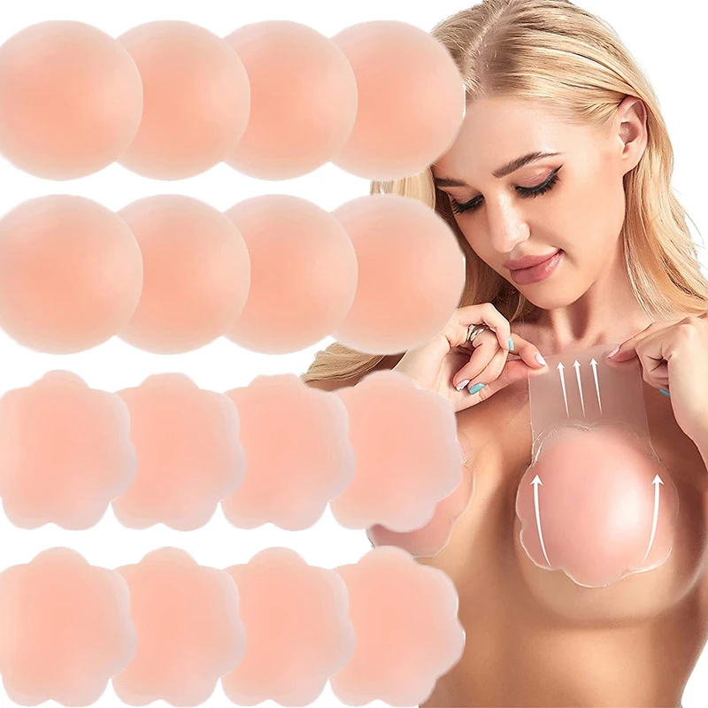 2pairs Chest Sticker Invisible Bra Cover Breast Nipple Bra Silicone Breast Self-adhesive Bra Reusable Natural Color Nipple Cover
2pairs Chest Sticker Invisible Bra Cover Breast Nipple Bra Silicone Breast Self-adhesive Bra Reusable Natural Color Nipple Cover