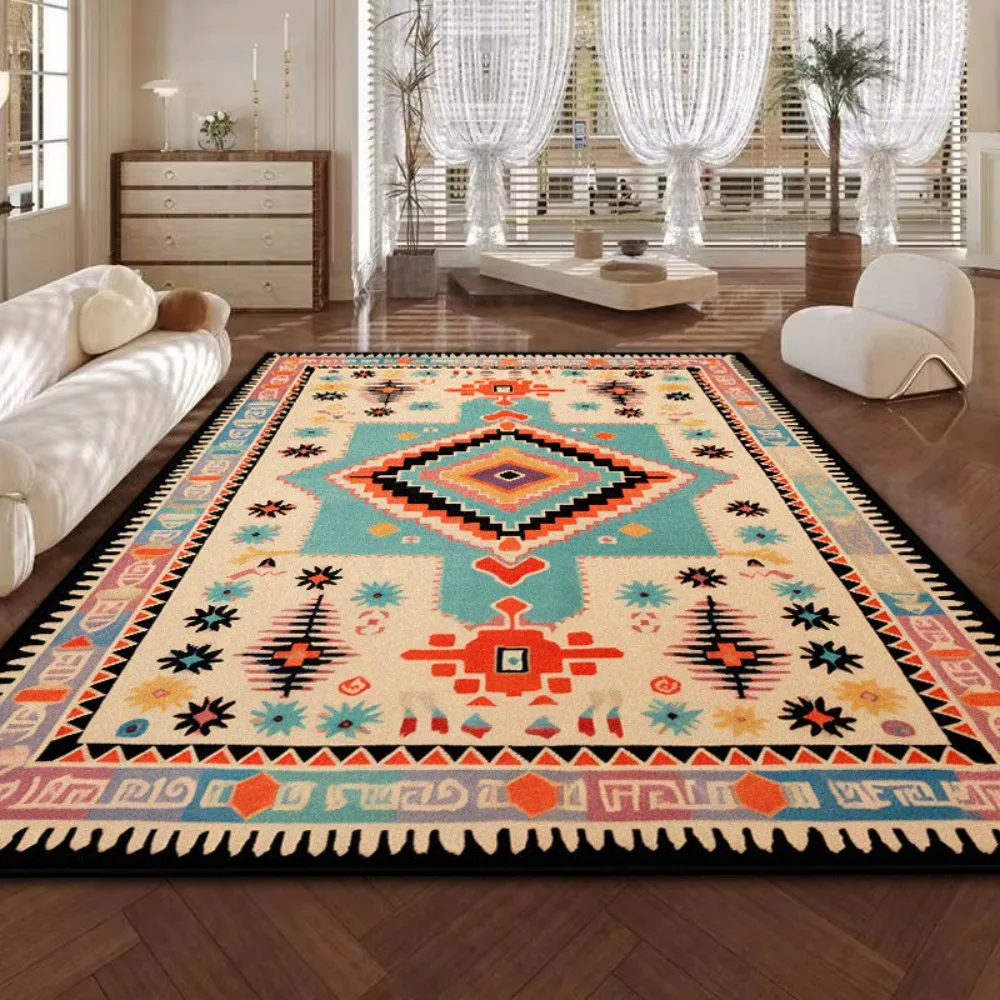 VIKAMA скандинавский стиль, геометрический ковер для гостиной, разноцветный, нескользящий, приятный для кожи, ковер для спальни, кабинета, украшение для дома
VIKAMA скандинавский стиль, геометрический ковер для гостиной, разноцветный, нескользящий, приятный для кожи, ковер для спальни, кабинета, украшение для дома