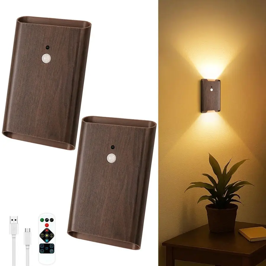 Настенный светильник с датчиком движения, 3 цвета, на батарейках, беспроводные настенные бра, комплект из двух штук с пультом ДУ, магнитный датчик движения, светильник для лестницы
Настенный светильник с датчиком движения, 3 цвета, на батарейках, беспроводные настенные бра, комплект из двух штук с пультом ДУ, магнитный датчик движения, светильник для лестницы