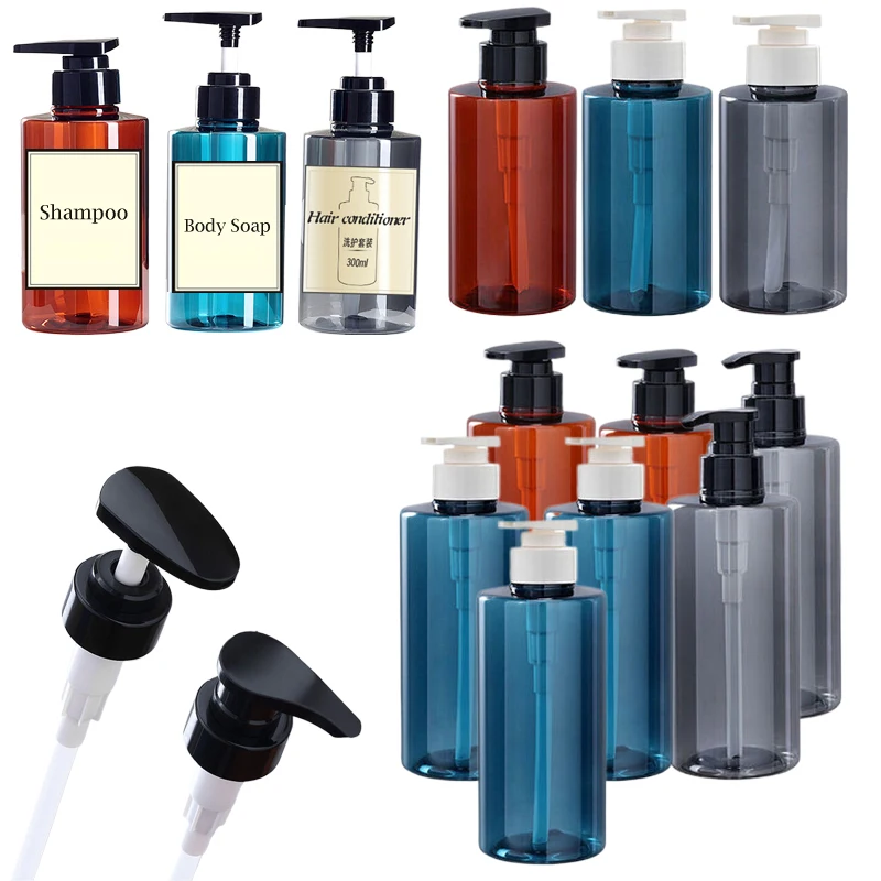 18Pcs 300ml/500ml Refillable Empty Plastic Pump Bottle Shampoo Bottles Bath Supply Containers For Lotion Shower Gel Conditioner
18Pcs 300ml/500ml Refillable Empty Plastic Pump Bottle Shampoo Bottles Bath Supply Containers For Lotion Shower Gel Conditioner