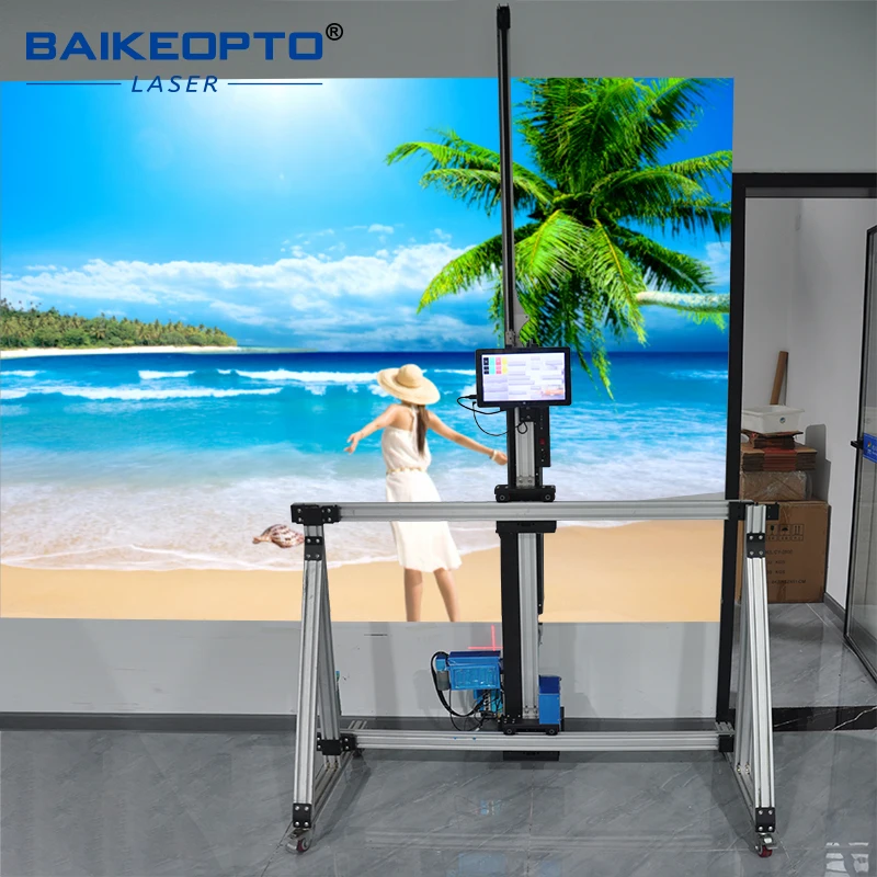 BAIKEOPTO New Design Portable Printer Inkjet Wall Printer UV Printer for 3D Wall Paper Printing Machine
BAIKEOPTO New Design Portable Printer Inkjet Wall Printer UV Printer for 3D Wall Paper Printing Machine