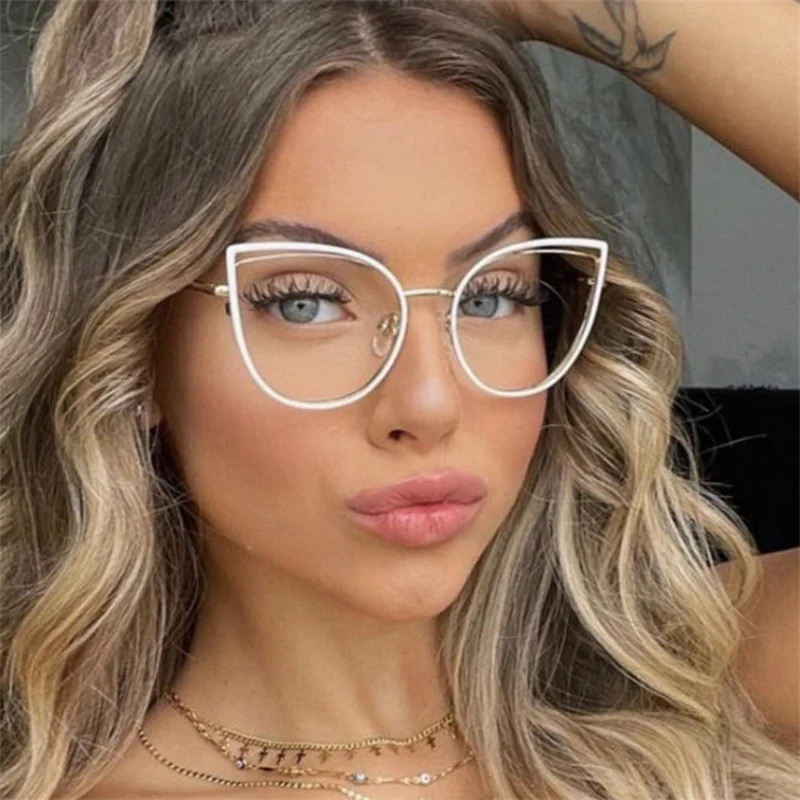 New Leopard Anti Blue Light Hyperopia Glasses Femal Metal Frame Cat Eye Finish Photochromic Prescription Eyewear Computer Ocular
New Leopard Anti Blue Light Hyperopia Glasses Femal Metal Frame Cat Eye Finish Photochromic Prescription Eyewear Computer Ocular