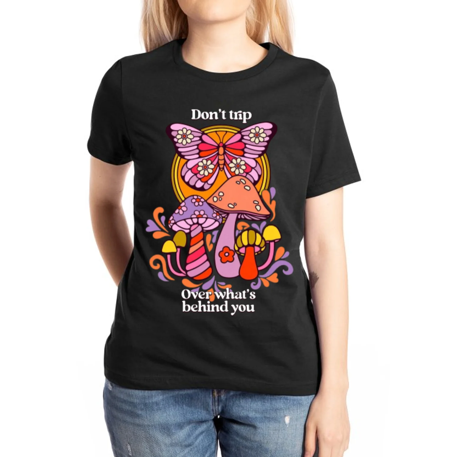 Women's Top 2024 Fashion T-shirt Cartoon Butterfly Print Pure Cotton Elastic Breathable Fabric Shoulder Short Sleeve Round Neck
Women's Top 2024 Fashion T-shirt Cartoon Butterfly Print Pure Cotton Elastic Breathable Fabric Shoulder Short Sleeve Round Neck