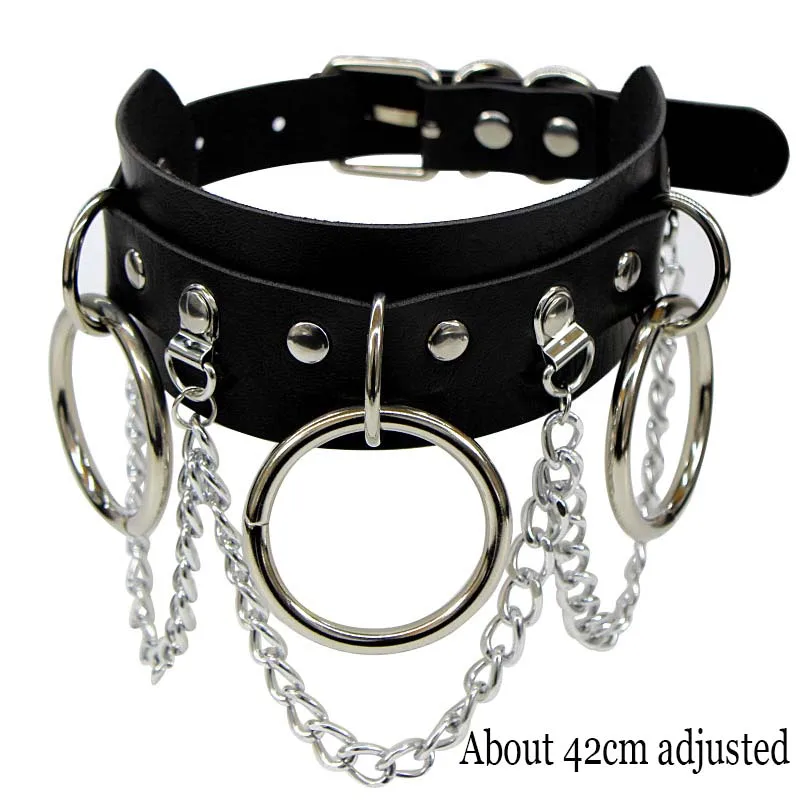 Pink Gothic Chain Necklace Leather Choker Party Punk Chokers Collar Goth Necklaces Women Black Pu Kawaii Witch Rave Jewelry
Pink Gothic Chain Necklace Leather Choker Party Punk Chokers Collar Goth Necklaces Women Black Pu Kawaii Witch Rave Jewelry