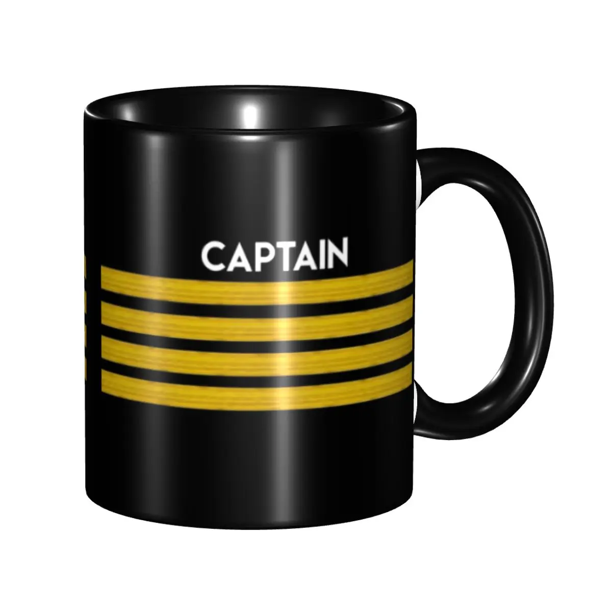 Captain Stripes Epaulettes Coffee Mug DIY Personalized Aviation Airplane Pilot Ceramic Mug Cup Creative Gift
Captain Stripes Epaulettes Coffee Mug DIY Personalized Aviation Airplane Pilot Ceramic Mug Cup Creative Gift
