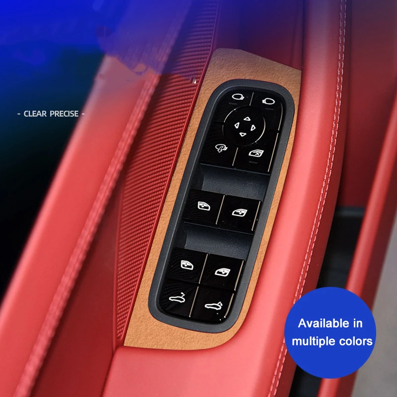 For Porsche Panamera Alcan tara Suede Window Lift Panel Ultra-Thin Sticker Car Interior Modification Sticker
For Porsche Panamera Alcan tara Suede Window Lift Panel Ultra-Thin Sticker Car Interior Modification Sticker