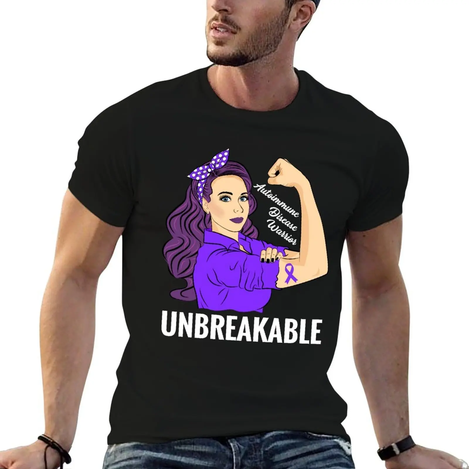 Autoimmune Disease Awareness Warrior Unbreakable Survivor T-Shirt t shirt man designer cotton t shirt man T-Shirt
Autoimmune Disease Awareness Warrior Unbreakable Survivor T-Shirt t shirt man designer cotton t shirt man T-Shirt