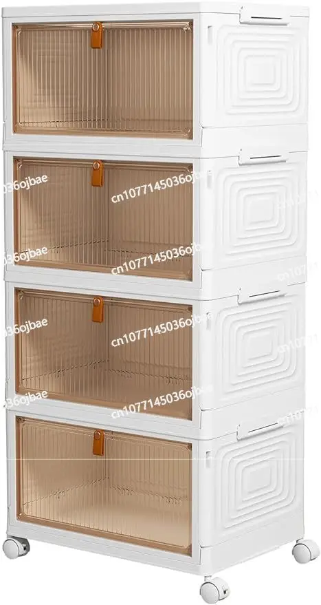 23QT Stackable Storage Container 4-Layer Plastic Storage Box with Lid, Foldable with Wheels
23QT Stackable Storage Container 4-Layer Plastic Storage Box with Lid, Foldable with Wheels