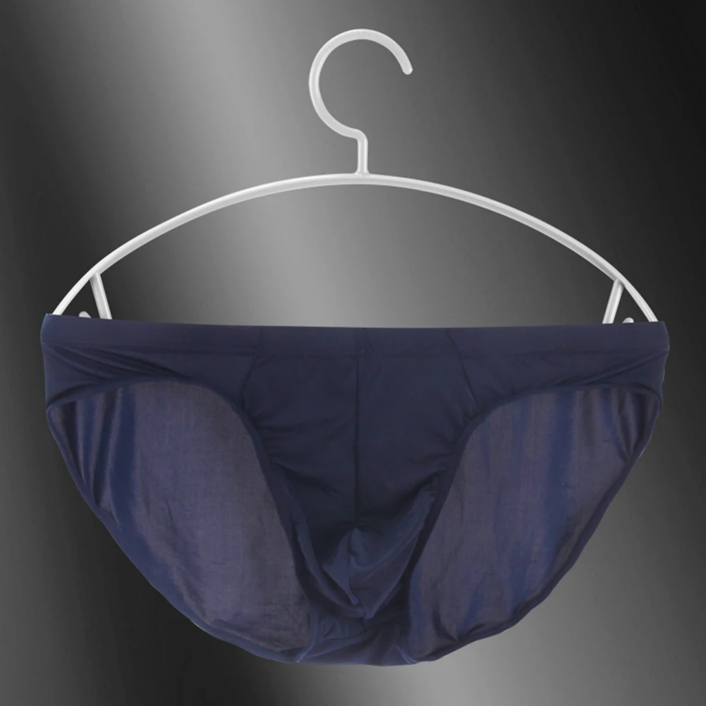 Men Ice Silk Briefs Breathable Sweat Underpants Low Waist Underwear Sexy Convex Pouch Panties Solid Color Comfortable Lingerie
Men Ice Silk Briefs Breathable Sweat Underpants Low Waist Underwear Sexy Convex Pouch Panties Solid Color Comfortable Lingerie