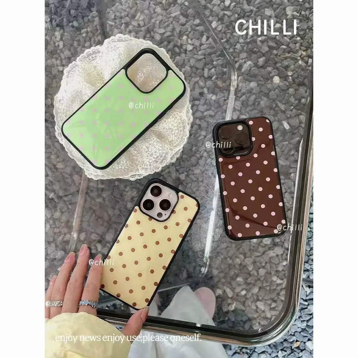 Korea ins Polka Dot Green Brown Phone Case For iPhone 17Air 16 15 14 13 12 11 Pro Max 15 Plus Soft Case Anti Drop Girl Y2K Cover
Korea ins Polka Dot Green Brown Phone Case For iPhone 17Air 16 15 14 13 12 11 Pro Max 15 Plus Soft Case Anti Drop Girl Y2K Cover