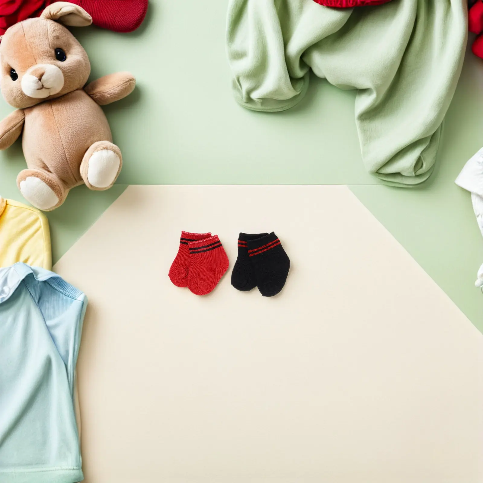 5Pairs Fabric Socks Multicolor Manicure Print Perfect Fit 18 Inch Baby Girl Mini Socks Pretend Play Accessories
5Pairs Fabric Socks Multicolor Manicure Print Perfect Fit 18 Inch Baby Girl Mini Socks Pretend Play Accessories