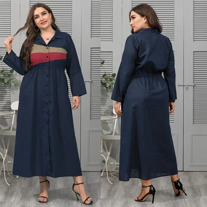 L38E Fashion Autumn Midi Dress Lapel Women Casual Dress for Wife Mother
L38E Fashion Autumn Midi Dress Lapel Women Casual Dress for Wife Mother