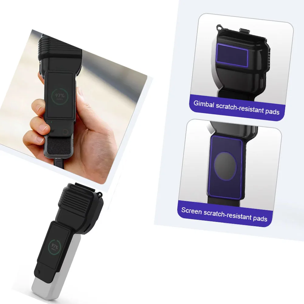 for DJI Pocket 4 Gimbal Lens Cover Full Protection Case Translucent Ultra Light with Battery Display Shockproof Anti Scratch
for DJI Pocket 4 Gimbal Lens Cover Full Protection Case Translucent Ultra Light with Battery Display Shockproof Anti Scratch