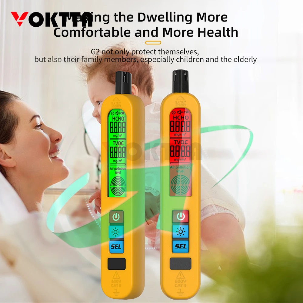 G2 Air Quality Detector Gas Detector Rechargeable Auto Alarm Formaldehyde HCHO TVOC Portable LCD Display Home Detection Rejected
G2 Air Quality Detector Gas Detector Rechargeable Auto Alarm Formaldehyde HCHO TVOC Portable LCD Display Home Detection Rejected
