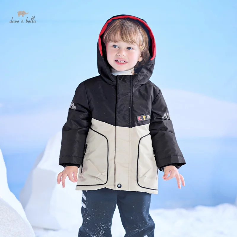 Dave Bella, новая зимняя детская одежда, пуховое пальто, детское толстое пальто с капюшоном, теплая белая куртка на утином пуху для мальчиков DB 4242850
Dave Bella, новая зимняя детская одежда, пуховое пальто, детское толстое пальто с капюшоном, теплая белая куртка на утином пуху для мальчиков DB 4242850